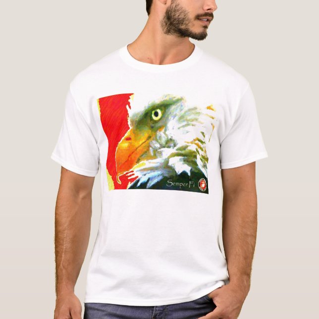 CAMISETA MARINA SEMPER FI DE ESTADOS UNIDOS (Anverso)