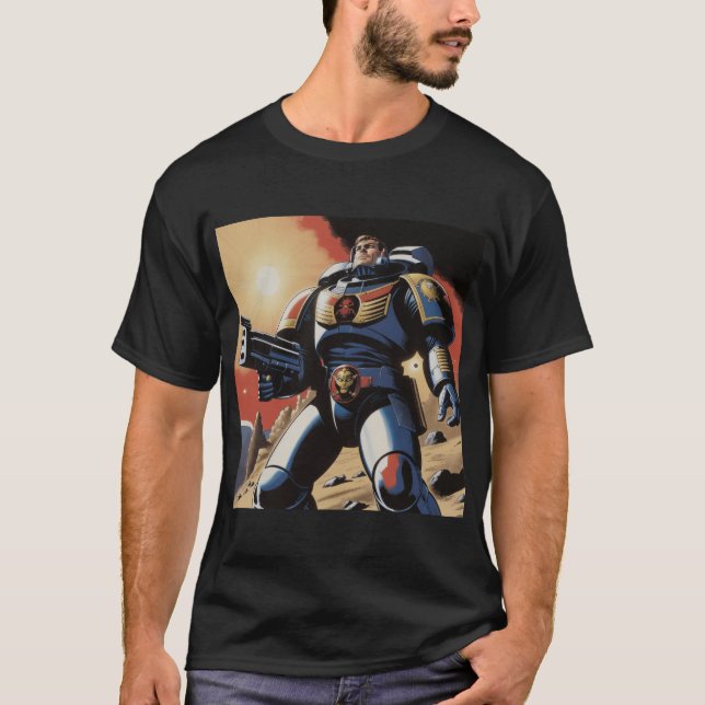 Camiseta Marina Universo del futuro (Anverso)