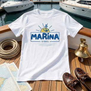Camiseta Marina Vibes Ancla Náutica