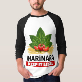 Camiseta Marinara lo guarda los espaguetis legales de los