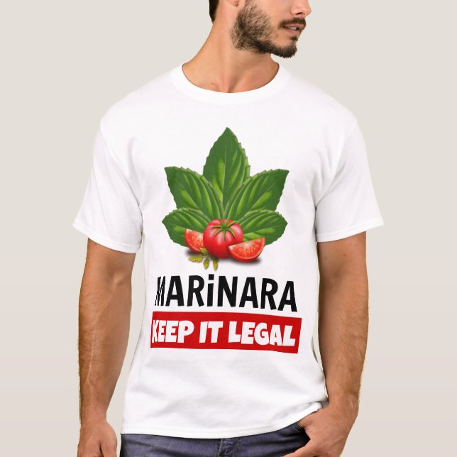 Camiseta Marinara mantenga su fundamento jurídico deja toma (Anverso)