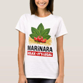 Camiseta Marinara Relax es la base legal Tomates Spaghetti