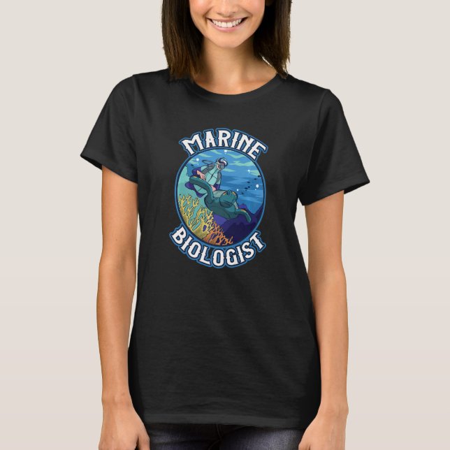 Camiseta Marine Biologist Ocean Coral Reefs   (Anverso)