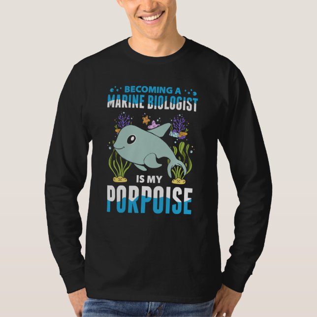 Camiseta Marine Biology For Future Marine Biologist Ocean S (Anverso)