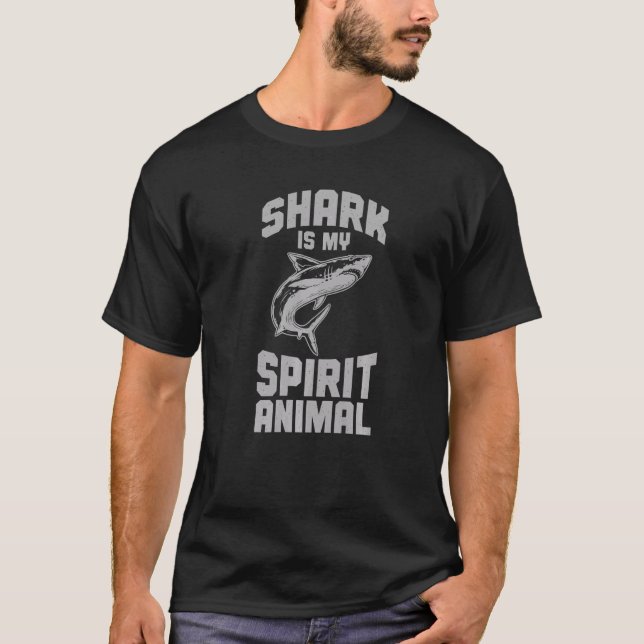 Camiseta Marine Biology Shark Is My Spirit Animal   (Anverso)