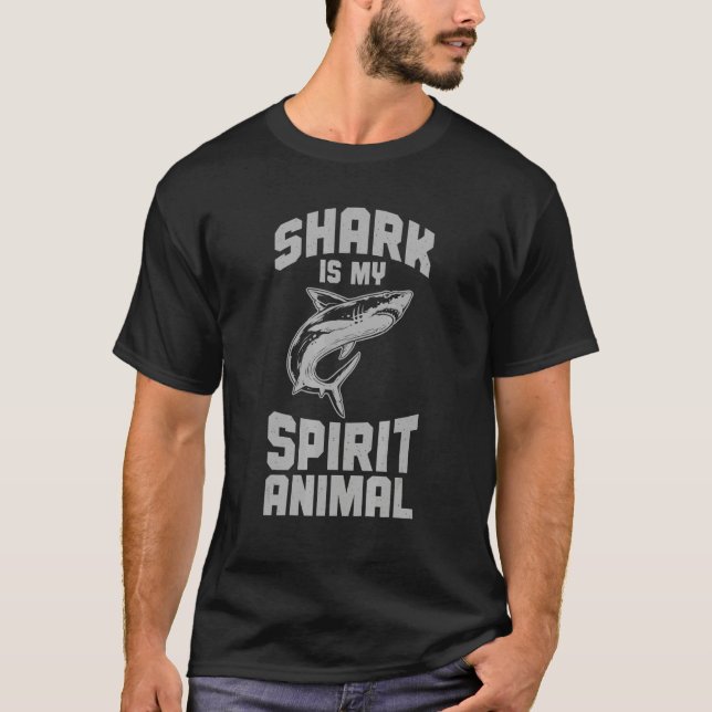 Camiseta Marine Biology Shark Is My Spirit Animal (Anverso)