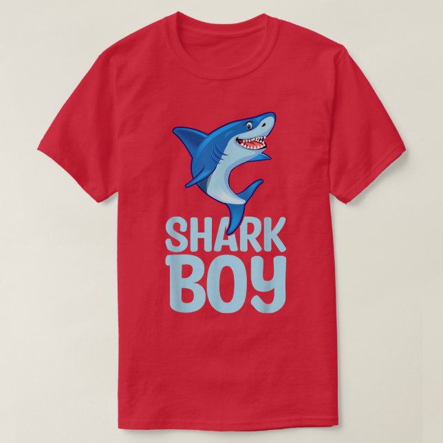 Camiseta Marine Biology Shark Lover Cute Shark Boy  (Diseño del anverso)