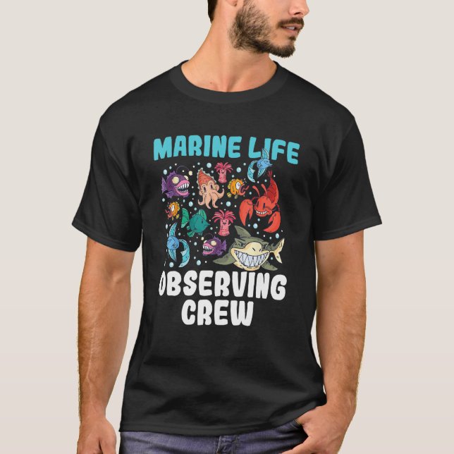 Camiseta Marine fish biodiversity ocean conservation scuba  (Anverso)