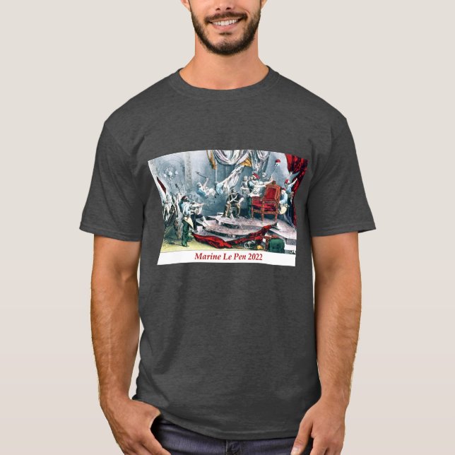 Camiseta Marine Le Pen 2022 Presidente Francia (Anverso)