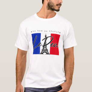 Camiseta Marine Le Pen Francia Regalo de apoyo político