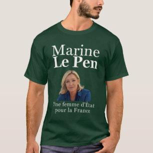 Camiseta Marine Le Pen para presidente