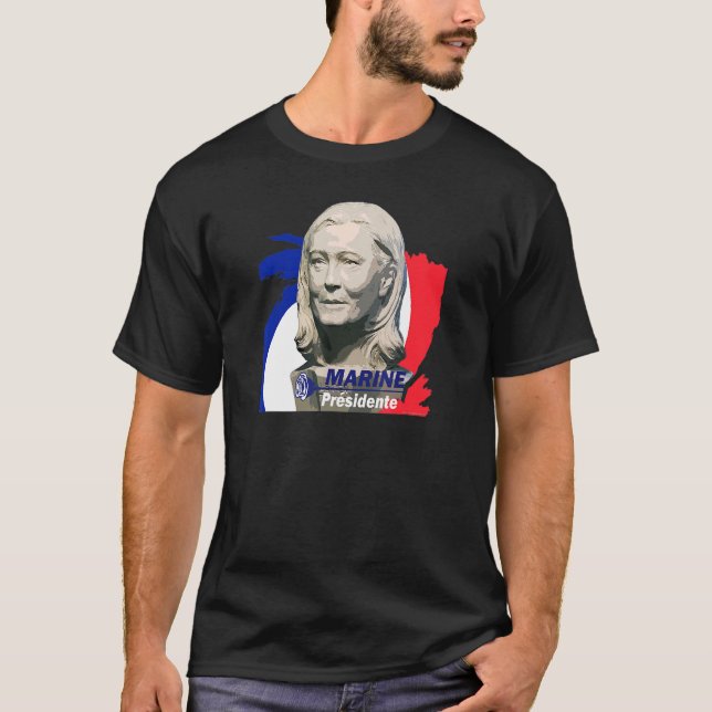 Camiseta Marine Le Pen Presente (Anverso)