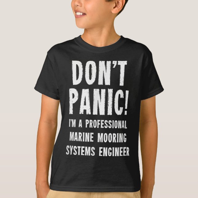 Camiseta Marine Mooring Systems Engineer  (Anverso)