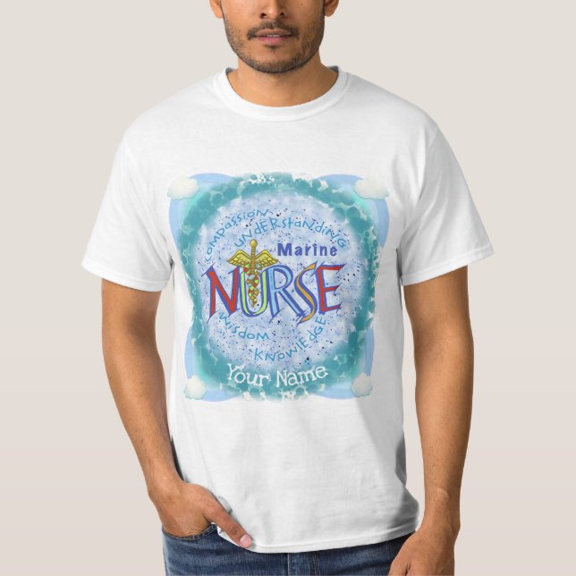 Camiseta Marine Nurse Motto (Anverso)