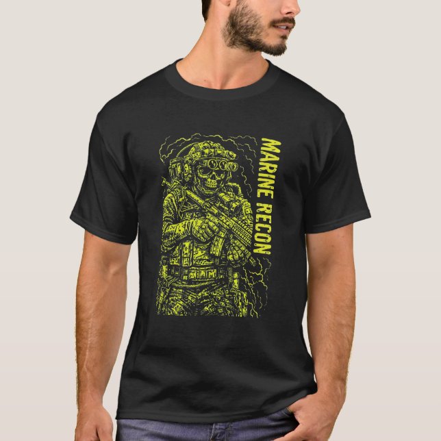 Camiseta Marine Recon Special Operations Graphic Art (Anverso)