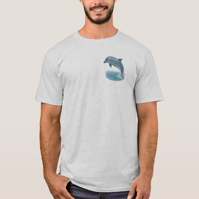 Camiseta Marine themed - Dolphin (Anverso)