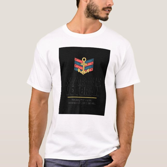 Camiseta Marine Veteran (Anverso)