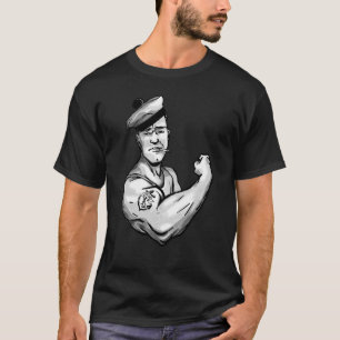 CAMISETA MARINERO CON EL TATUAJE DEL ANCLA