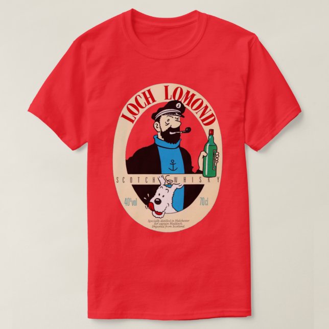 Camiseta marinero con su bebida (Diseño del anverso)