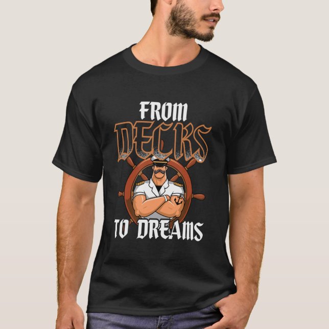 Camiseta Marinero de cubierta Deckie de cubiertas a sueños (Anverso)