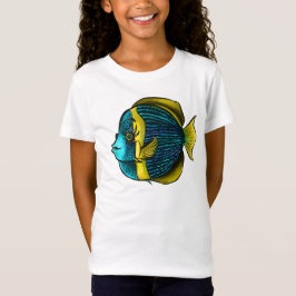 Camiseta Marines Acuáticos De Pescado Graciosos Bajo El Mar