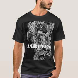 CAMISETA MARINES BLACK SHIRT