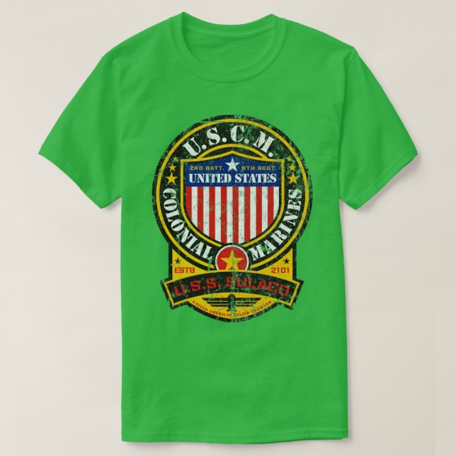 Camiseta Marines Coloniales de Estados Unidos (Diseño del anverso)