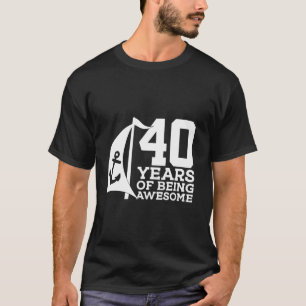 CAMISETA MARINISTA 40 AÑOS DE SER INCREÍBLE VELA 40.ª AVE