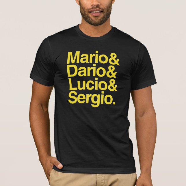 Camiseta Mario& Dario& Lucio& Sergio (Anverso)