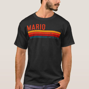Camiseta Mario Retro Vintage Limited Edition 80s 90s chicos