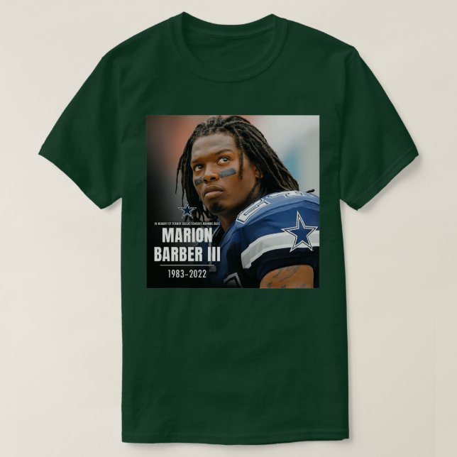 Camiseta Marion Barber III 2 (Diseño del anverso)