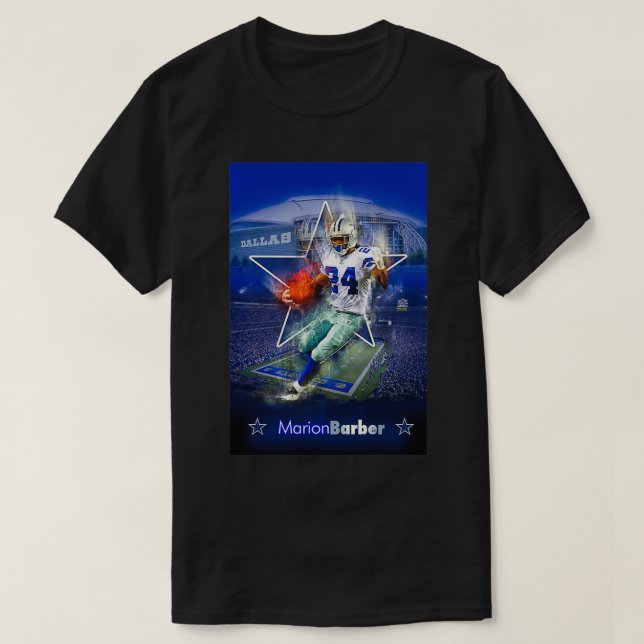 Camiseta Marion Barber III 4 (Diseño del anverso)