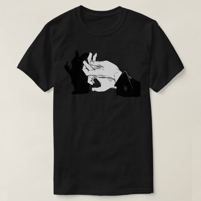Camiseta Marioneta de Sombra Animal de Conejo (Diseño del anverso)