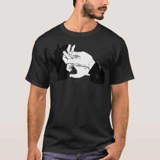 Camiseta Marioneta de Sombra Animal de Conejo
