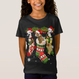 Camiseta Marioneta En Navidades De Luces Santa Hat Xmas Per