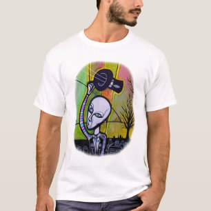 Camiseta Marioneta en un cementerio