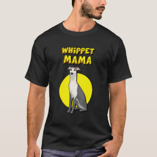Camiseta Marioneta Mamá Blanca Blanca Látigo Negro Madre de