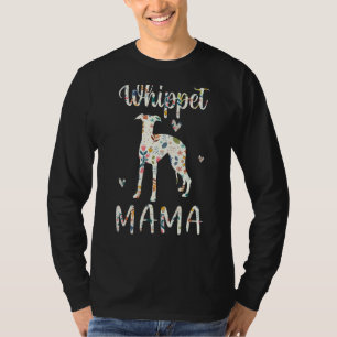Camiseta Marioneta Mamá Perro Floral Amor