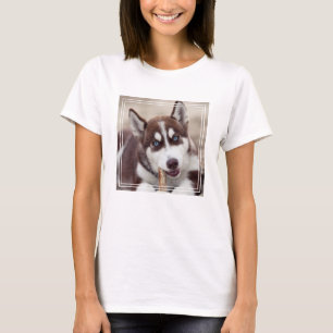 Camiseta Marioneta siberiana en la playa