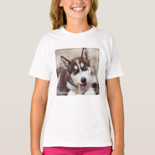 Camiseta Marioneta siberiana en la playa