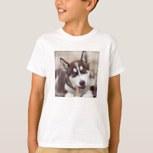 Camiseta Marioneta siberiana en la playa