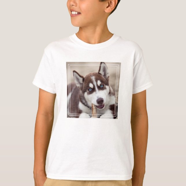 Camiseta Marioneta siberiana en la playa (Anverso)