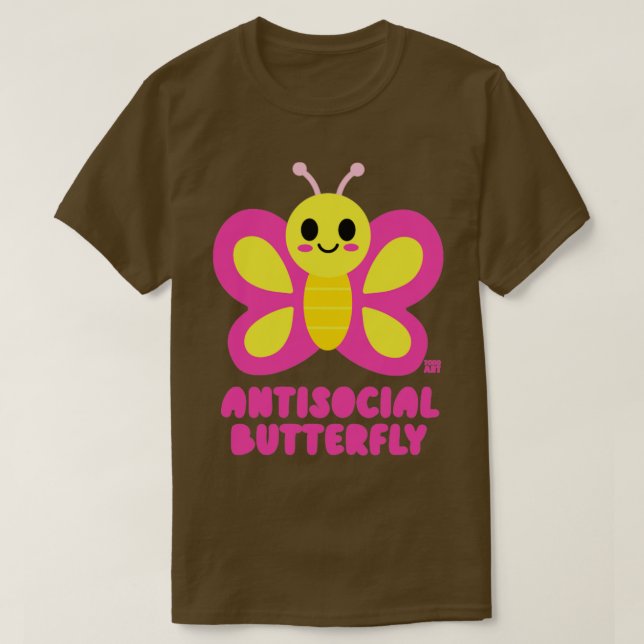 CAMISETA MARIPOLA ANTISOCIAL (Diseño del anverso)