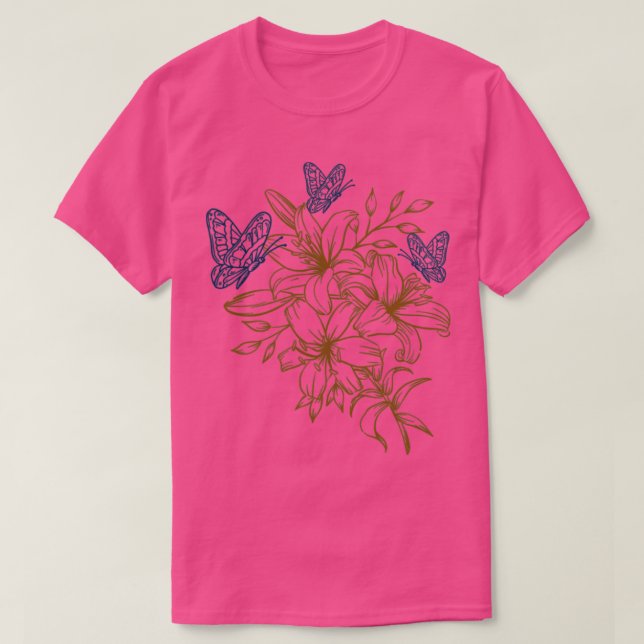 Camiseta mariposa19 (Diseño del anverso)