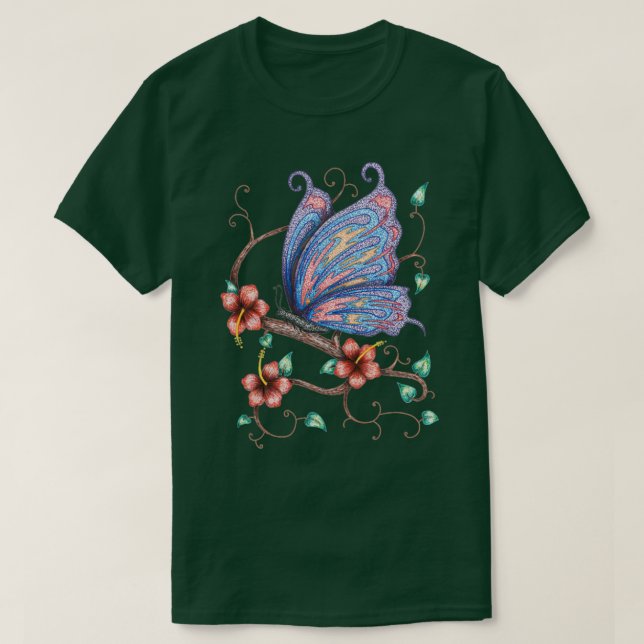 Camiseta Mariposa27 (Diseño del anverso)