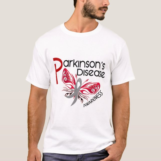 Camiseta MARIPOSA 3,1 de la enfermedad de Parkinsons (Anverso)