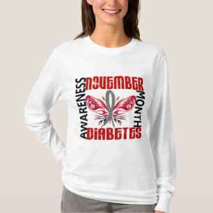 Camiseta Mariposa 3,4 del mes de la conciencia de la