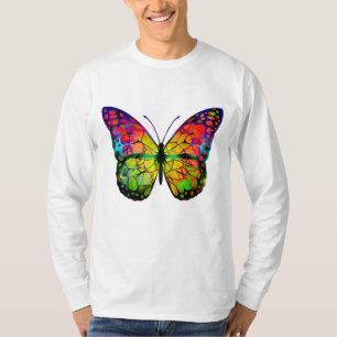 CAMISETA MARIPOSA ABSTRACTO