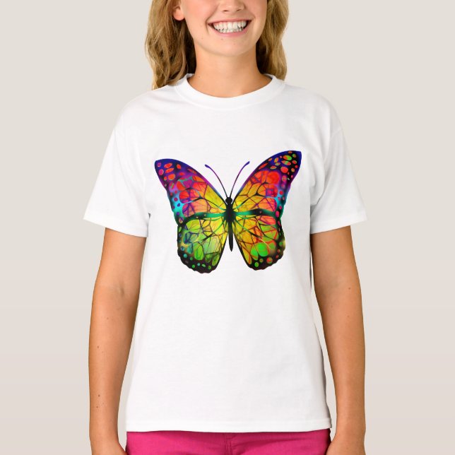 CAMISETA MARIPOSA ABSTRACTO (Anverso)