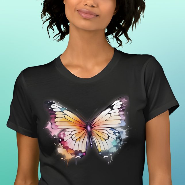 Camiseta Mariposa acuarela (Subido por el creador)